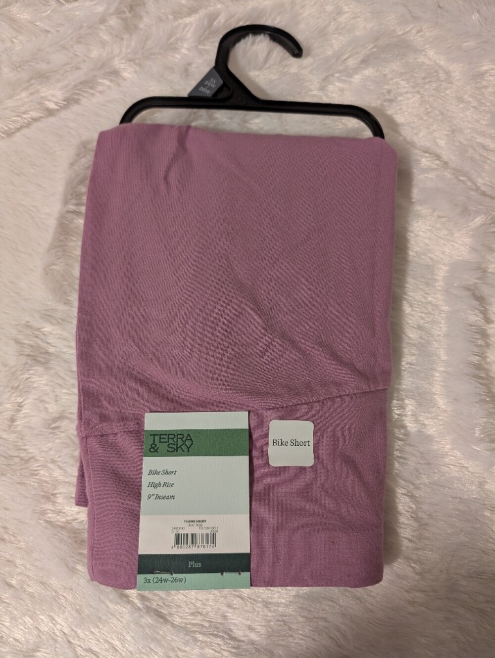 Terra & Sky Womens' High-Rise Bike Shorts